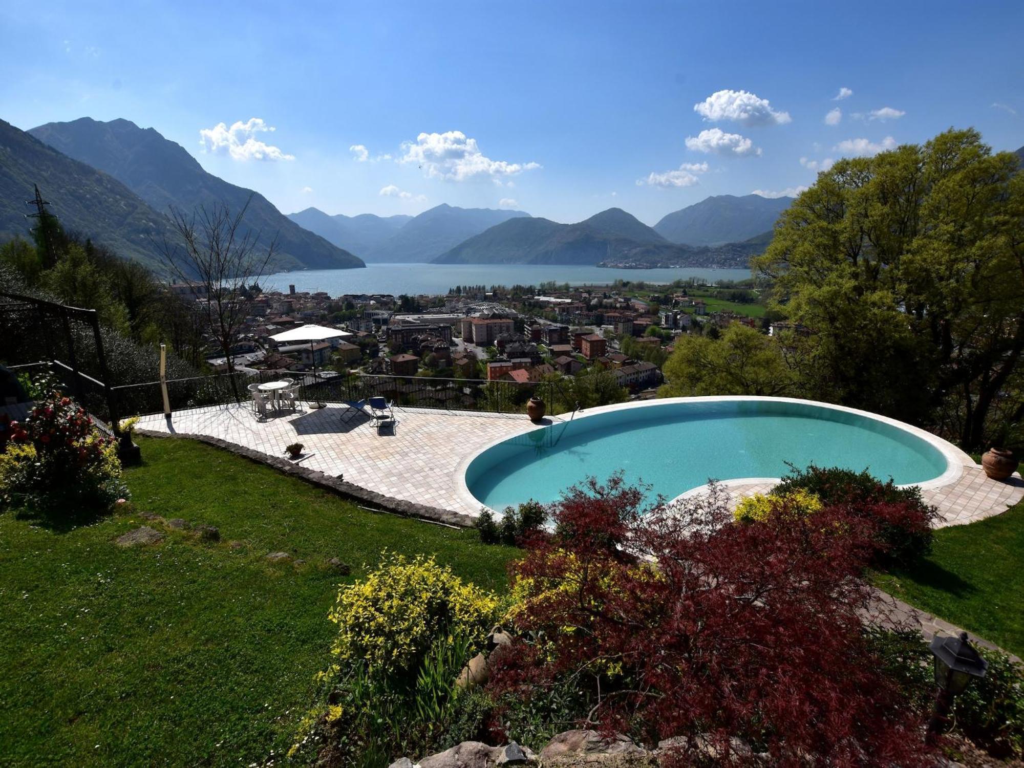 Villa In Pisogne With Pool Garden And Lake View Εξωτερικό φωτογραφία